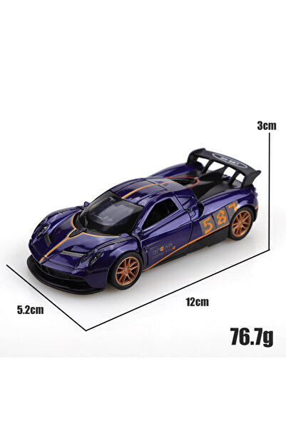 choice2 سيارة سباق باجاني معدنية بسحب خلفي، 36Purple Bagged 1.36، لعبة سيارة ...