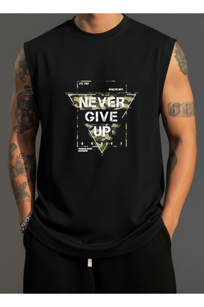 FAVORİST Tricou cu mâneci scurte pentru bărbați, cu imprimeu MIX