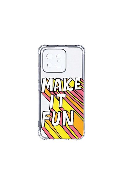 bestcase Αντικραδασμική Θήκη 1.5MM, Συμβατή με Xiaomi 13, Make It Fun, 1.5MM,...