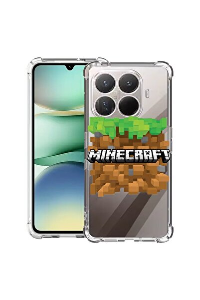 bestcase ¬Æ Husa Anti Shock Compatibil cu Xiaomi 15T Pro, cu Design Minecraft...