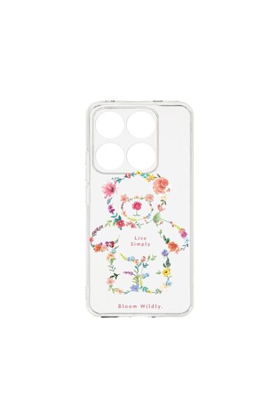 bestcase Калъф за Xiaomi 14T, BestCase™ Прозрачен силиконов 2ММ, Мече Теди Ла...