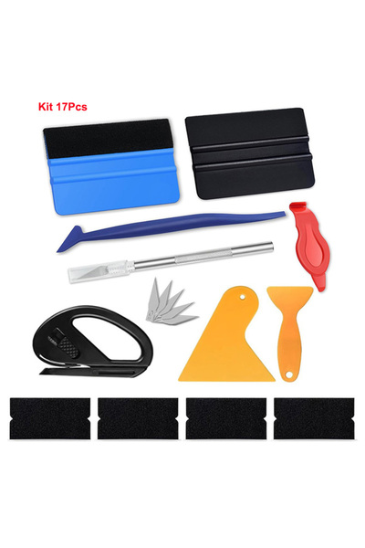 Choice3 Kit 17 Pcs Vinyl Wrap Tool Kit for Car Window Tint Installation Micro...