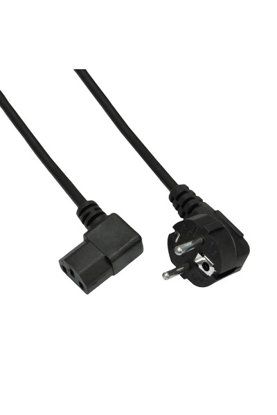 Akyga Cablu de alimentare PC cu conector în unghi 1,5 m AK-PC-02C