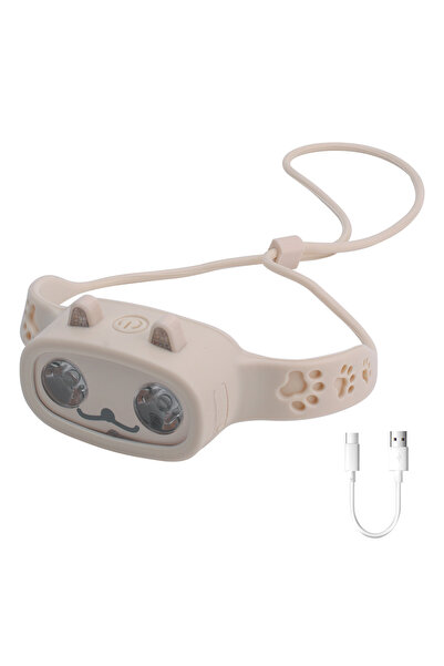 Choice White BORUiT Kids LED Headlamp Rechargeable Built-in Battery Flashligh...