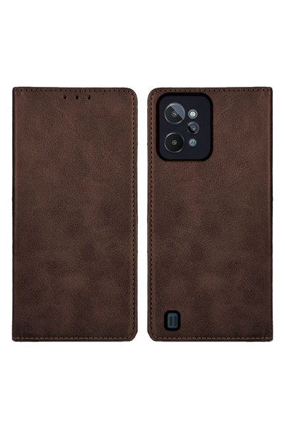 Sonique Θήκη Πορτοφόλι Vintage Magnet Wallet Realme C31 Καφέ