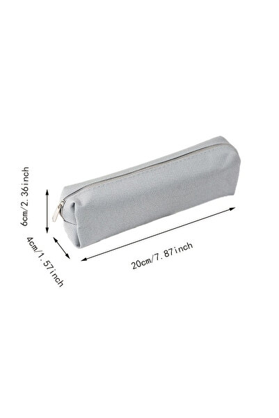 choice2 gray 1pc simple pencil case, portable pencil case - suitable for offi...