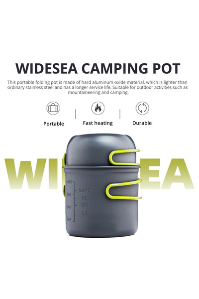 Choice widesea wsc-104 Widesea Ultralight Camping Cookware Set 1-2 Person Har...