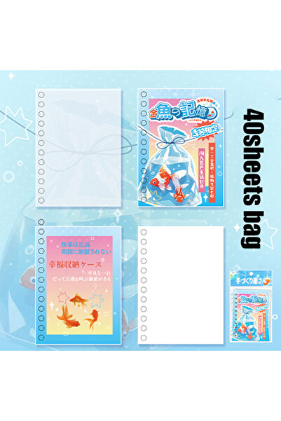 Choice1 S28771-2 Japanese Style M5 Ring Notebook 40pcs Vintage Retro Food The...