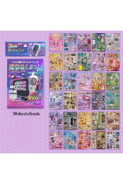 Choice1 S27909-2 Mr. Paper 30 قطعة كتاب ملصقات ياباني بتصميم شوا، بتصميم ذكري...