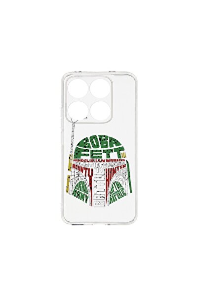 bestcase Калъф за Xiaomi 14T, BestCase™ Прозрачен силиконов 2ММ, Калиграфия Б...