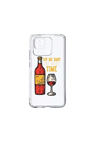 bestcase Διαφανής Θήκη Σιλικόνης 2MM, Συμβατή με Xiaomi Redmi 10C, Sip Me Bab...