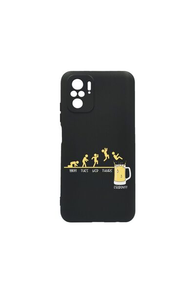 bestcase Тънък силиконов калъф 0.8ММ, съвместим с Xiaomi Redmi Note 10 4G, Fr...
