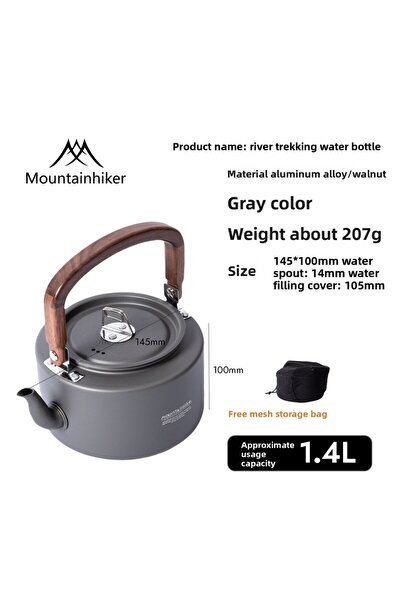 Choice 1.4L Outdoor 1.4L Capacity Teapot Boiling Water Tea Set Camping Portab...