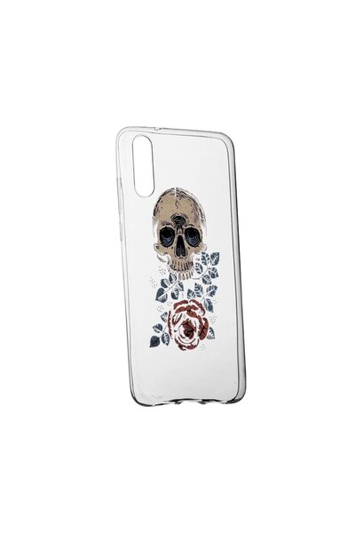 bestcase Θήκη με σχέδιο κρανίου, Τριαντάφυλλο, για Xiaomi Redmi 9A, ανθεκτική...
