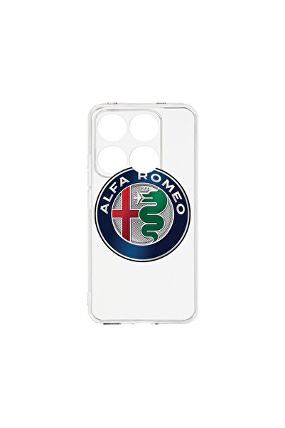 bestcase Θήκη για Xiaomi 14T, BestCase™ Διαφανής Σιλικόνη 2MM, Alfa Romeo, Αν...