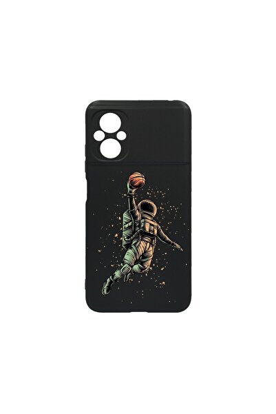 bestcase Тънък силиконов калъф 0.8ММ, съвместим с Xiaomi Poco M5, Астронавт Б...