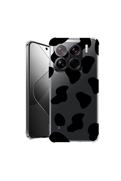 bestcase ¬Æ Husa pentru Xiaomi 15 Pro, Anti Shock 1.5MM, Black Cow, Protectie...