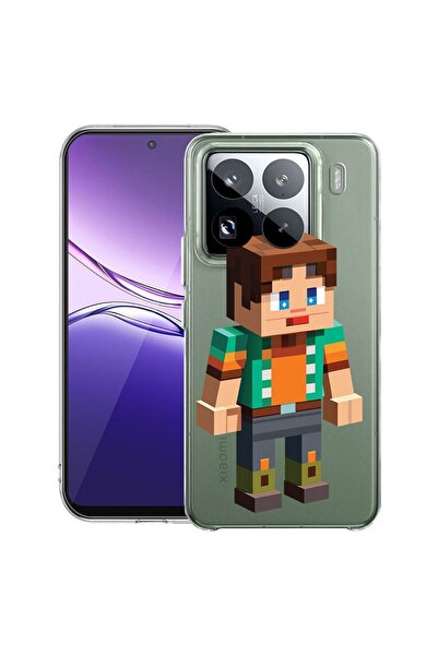 bestcase Прозрачен тънък силиконов калъф, съвместим с Xiaomi 15 Pro, с герой ...