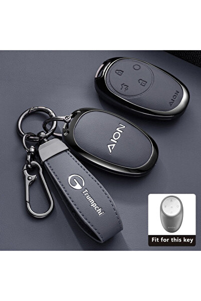 Choice3 key fob for GAC AION Style 5-Grey-1PC Zinc Alloy Car Key Case for Gac...