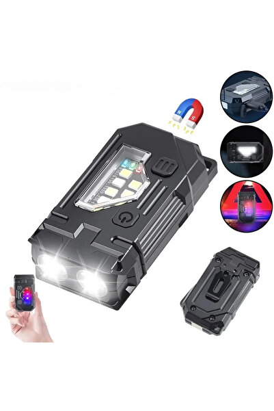 choice2 B MINI USB Rechargeable LED Flashlight Portable Tail Magnet Flashligh...