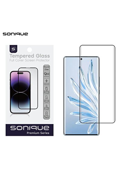Sonique Curvy Glass Premium Series HD Full Cover 9H Honor 70 5G Μαύρο