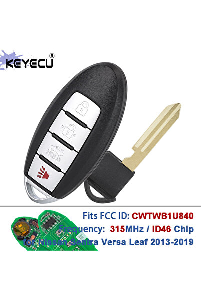 Choice 1 Remote Key KEYECU CWTWB1U840 285E3-3AA0A 315MHz ID46 Smart Remote Ke...