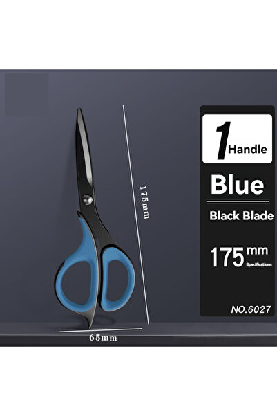 choice2 Medium Blue Deli-Stainless Steel Anti-Stick Scissors, Alloy Stationer...