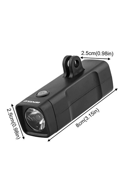 Choice مصباح دراجة صغير B Mini 100LM قابل لإعادة الشحن عبر USB، مصباح أمامي L...