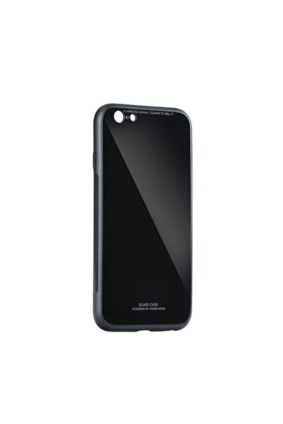 OEM Glass Case Apple iPhone 6/6s Μαύρο
