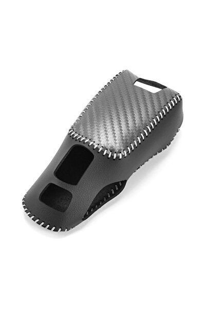 Choice black PU Leather Car Gear Shift Cover Shifter Lever Stick Cover for Pe...