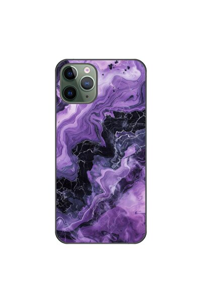 OEM Husa compatibila cu Apple iPhone 11 Pro Max Silicon Gel Tpu Model Abstrac...