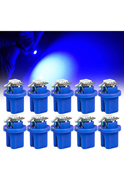 Choice5 Blue 10PCS T5 B8.5 LED 5050 Lighting Bulbs 12V Plug and Play for Car ...