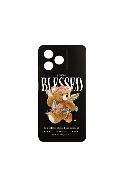 bestcase Калъф за OPPO A40, BestCase® Тънък силиконов, Мече със сламка, Защит...