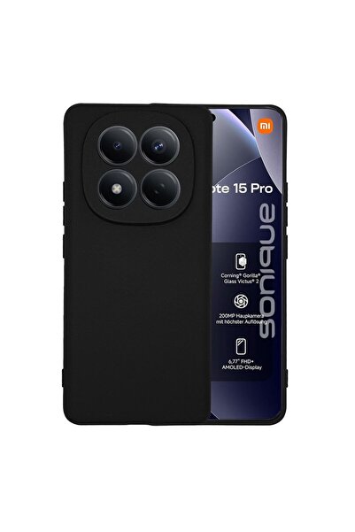 Sonique Θήκη Σιλικόνης My Colors Xiaomi Redmi Note 15 Pro 5G Μαύρο
