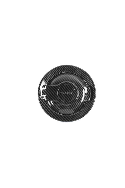 Choice Carbon Fiber Look For Dodge Challenger 2008-2023 Fuel Tank Cover Carbo...