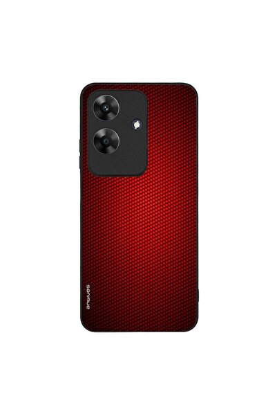 Sonique Θήκη Carbon Series για Realme Realme Note 60 4G Κόκκινο