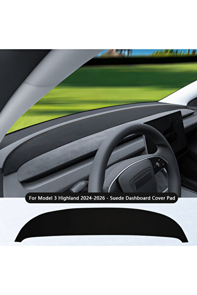 Choice For Model 3 Highland For Tesla Model Y Juniper / 3 Highland Suede Dash...