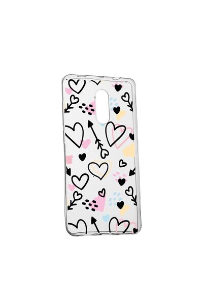 bestcase Θήκη σιλικόνης συμβατή με LG X Power 3, με σχέδια αγάπης, ανθεκτική ...