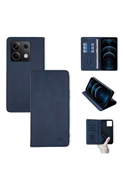 Sonique Θήκη Πορτοφόλι Vintage Magnet Wallet Xiaomi Redmi Note 13 5G Μπλε Σκούρο