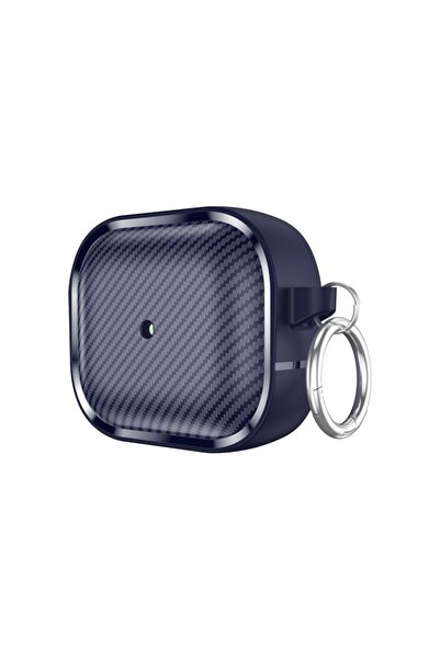 Sonique Θήκη Σιλικόνης Carbon Brushed για AirPods 3 Μπλε Σκούρο