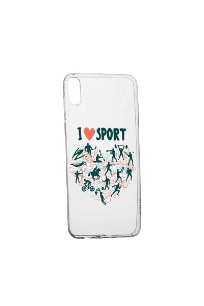 bestcase Husa Silicon Compatibila cu Xiaomi Redmi 9AT, I Love Sport, rezisten...