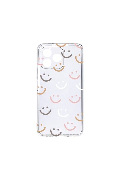 bestcase ¬Æ Husa Clear Silicon 2MM, Compatibila Cu Xiaomi Redmi 13, Smile Ple...