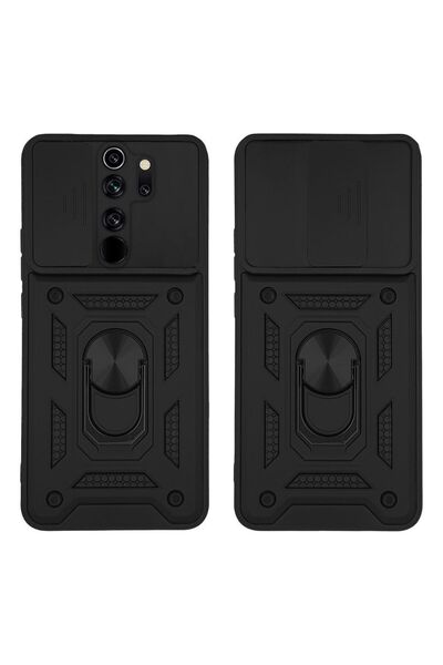 Sonique Θήκη Ring Armor CamPro για Xiaomi Redmi Note 8 Pro Μαύρο