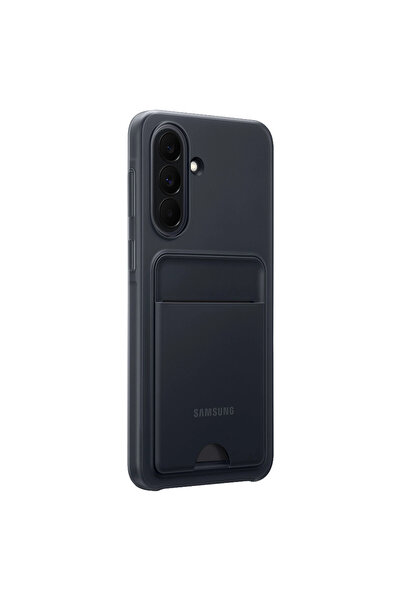 Galaxy A37 Kart Bölmeli Kılıf-Siyah