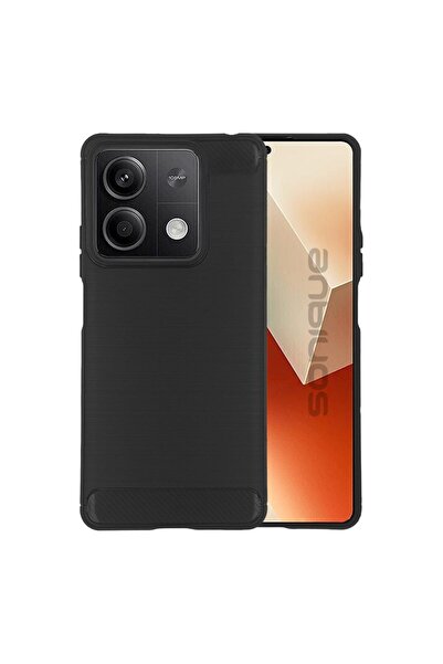 Sonique Θήκη Σιλικόνης Carbon Brushed Xiaomi Redmi Note 13 5G Μαύρο