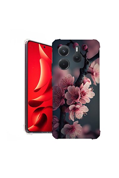 bestcase Husă pentru Xiaomi Redmi Note 14 5G, Antișoc 1.5MM, Cherry Blossom, ...