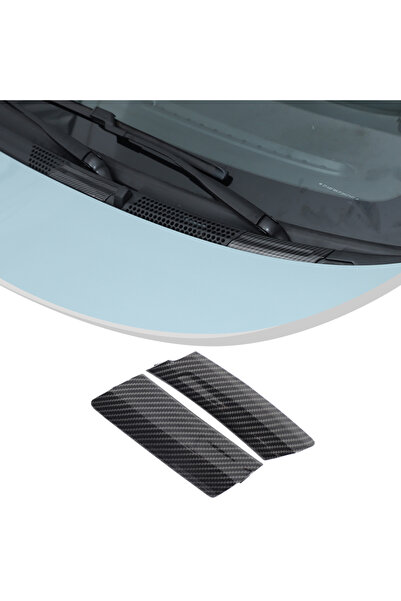 Choice Carbon fiber pattern For 2010+ Fiat 500 front-shield sink cover, outle...