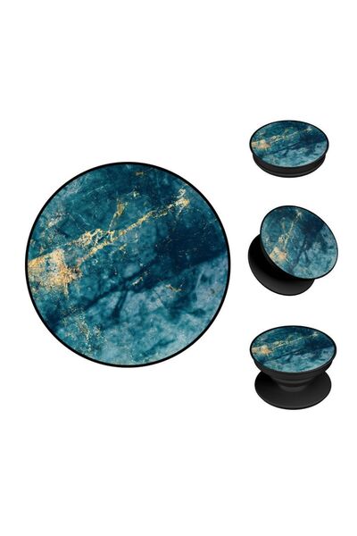 Sonique Pop Holder Marble Series Μπλε
