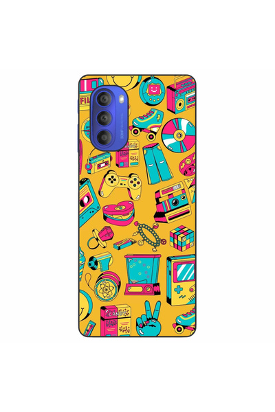OEM compatibila cu Motorola Moto G51 5G Silicon Gel Tpu Model Pop Art Vintage