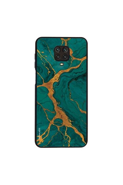 Sonique Θήκη Marble Series για Xiaomi Redmi Note 9S/9 Pro Πράσινο